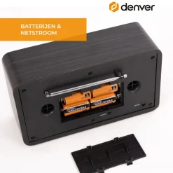 Denver DAB18 DAB+ Bluetooth radio - Dark Grey