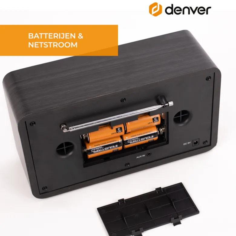 Denver DAB18 DAB+ Bluetooth radio - Dark Grey