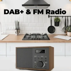 Denver DAB46W DAB+/FM Radio - Grey