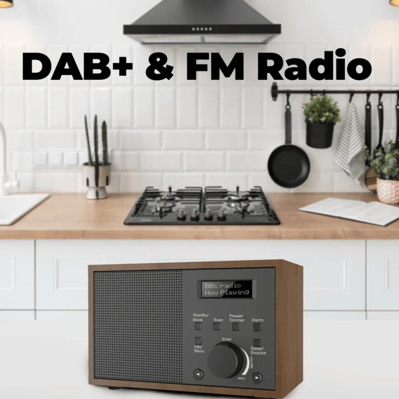 Denver DAB46W DAB+/FM Radio - Grey