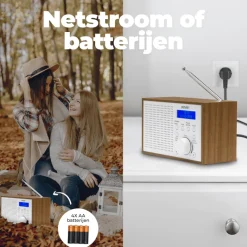 Denver DAB46W DAB+/FM radio - White