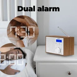 Denver DAB46W DAB+/FM radio - White