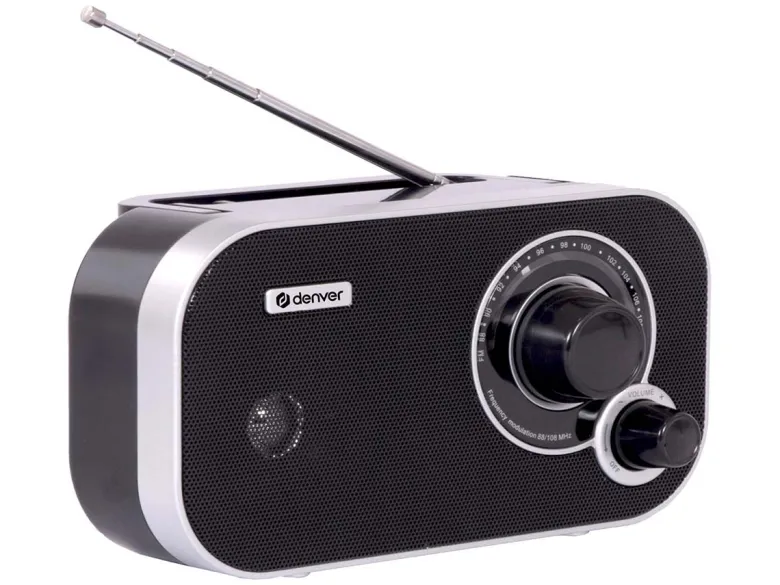 Denver TR51 FM radio noodradio - Black
