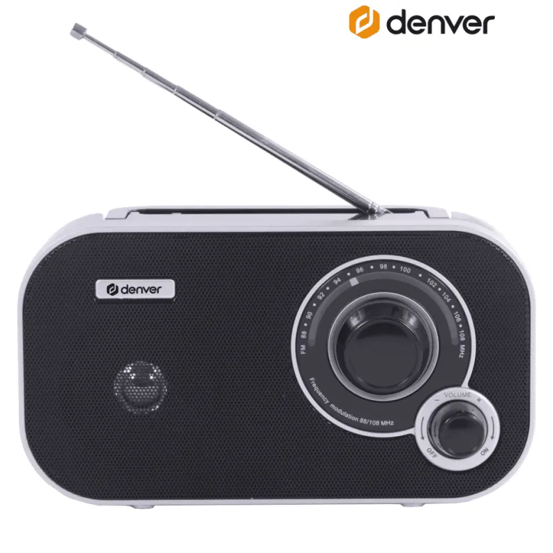 Denver TR51 FM radio noodradio - Black