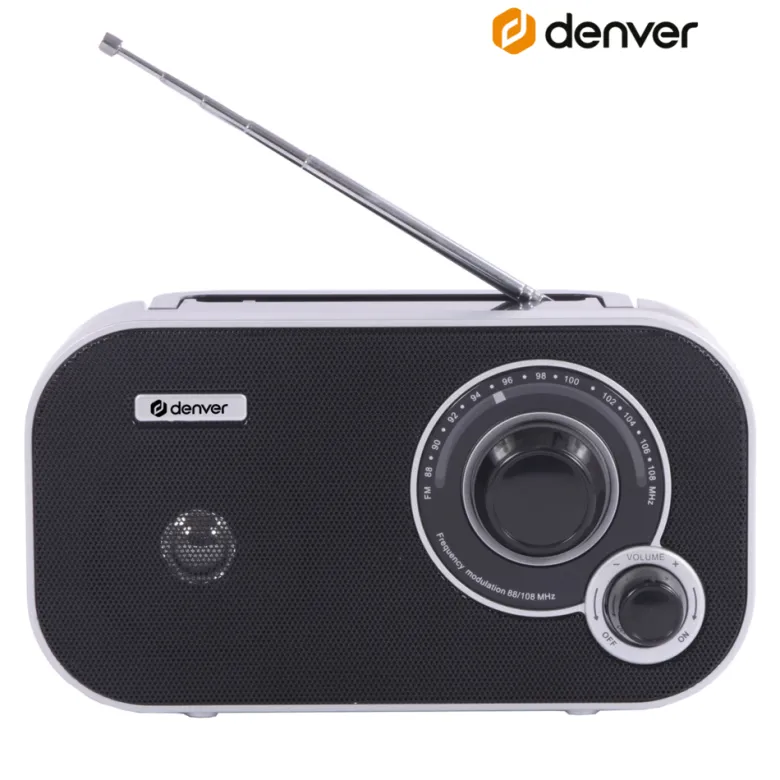 Denver TR51 FM radio noodradio - Black