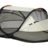 Deryan Baby Luxe campingbedje met leren handvatten - Ivory