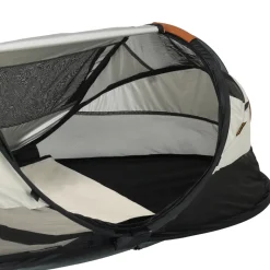 Deryan Baby Luxe campingbedje met leren handvatten - Ivory