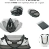 Deryan Baby Luxe campingbedje - Silver