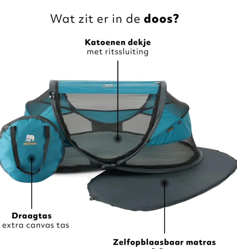 Deryan Baby Luxe Campingbedje - Ocean