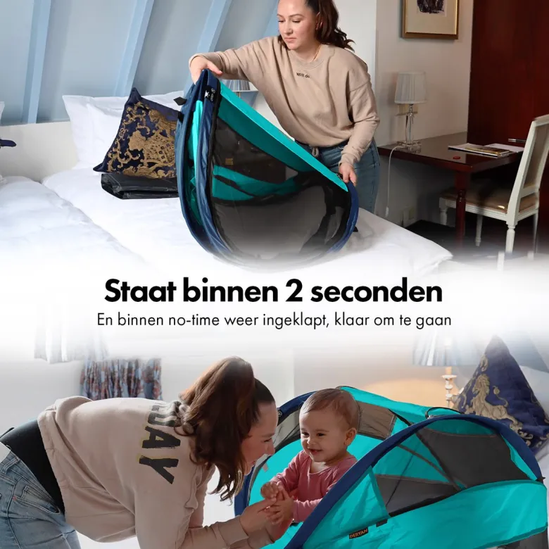 Deryan Baby Luxe Campingbedje - Ocean