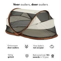 Deryan Baby Luxe campingbedje - Sand