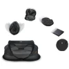 Deryan Baby Luxe zwart Campingbedje