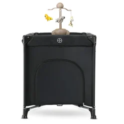 Deryan Believer campingbedje met matras en verschoonblad - Black