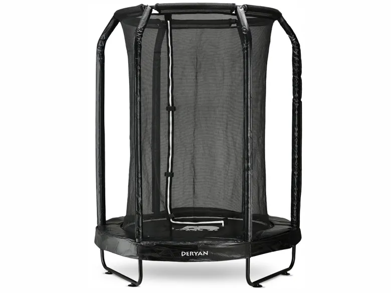 Deryan 140 cm kinder trampoline met veiligheidsnet