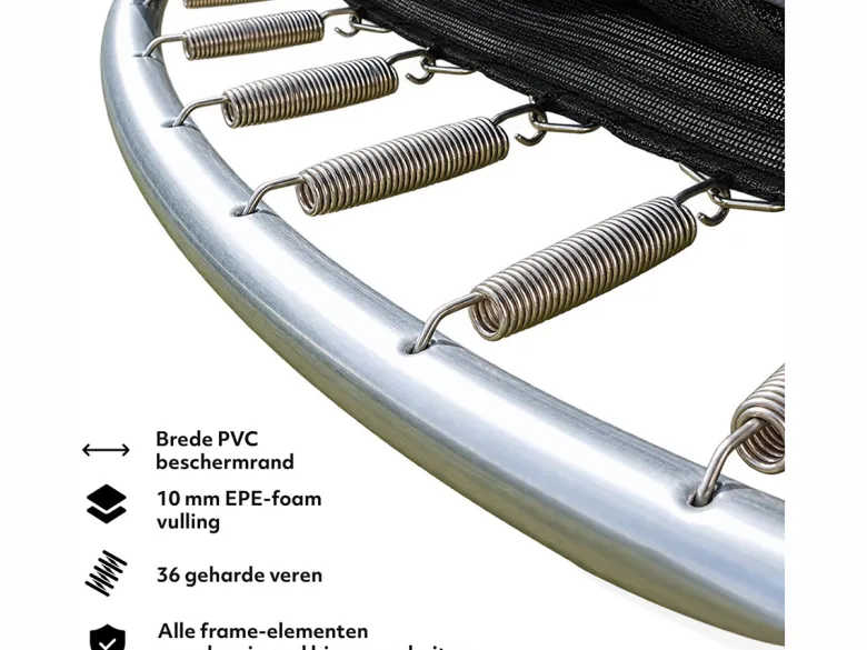 Deryan 140 cm kinder trampoline met veiligheidsnet