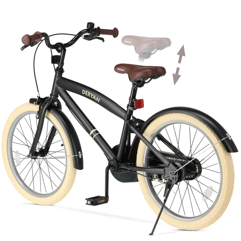 Deryan Coastline Black Kinderfiets - 20 Inch
