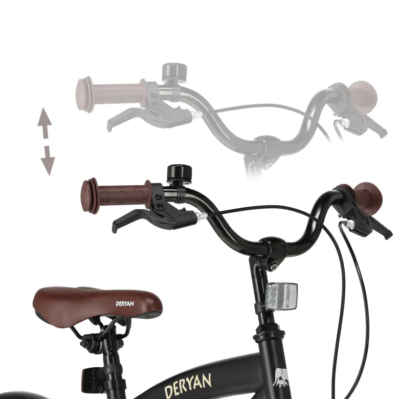 Deryan Coastline Black Kinderfiets - 20 Inch