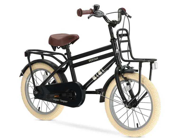 Deryan Cooper Black kinderfiets - 16 inch