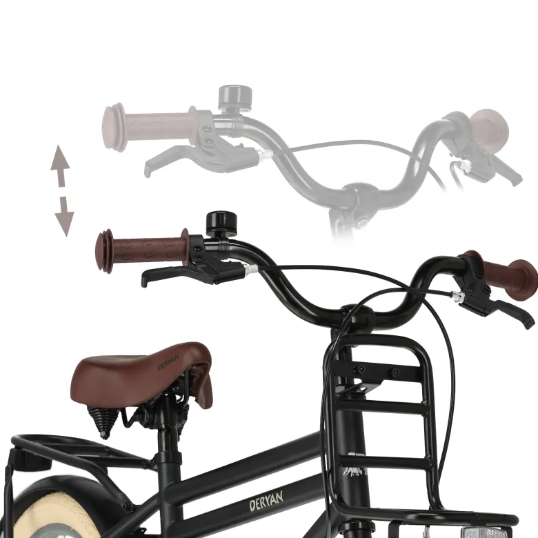 Deryan Cooper Black kinderfiets - 16 inch