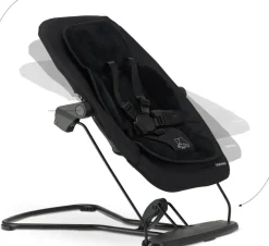 Deryan Curve kinderstoel met wipstoel en kussen - Black