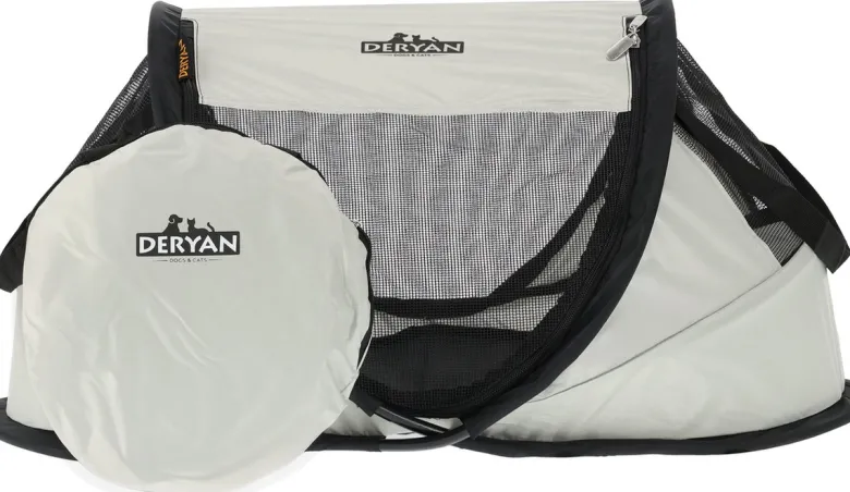 Deryan Dogs & Cats Luxe Pet Travel-Cot opvouwbare bench - Small
