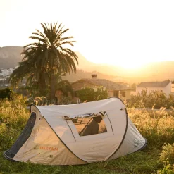 Deryan Dome 2-persoons Pop-up tent - Cream