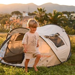 Deryan Dome 2-persoons Pop-up tent - Cream