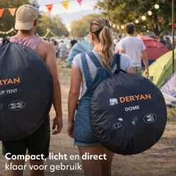Deryan Dome 2-persoons Pop-up tent - Navy
