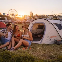Deryan Dome 2-persoons Pop-up tent - Navy