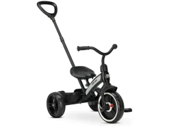 Deryan driewieler met duwstang - Black