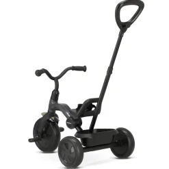 Deryan Drifter Driewieler met duwstang - Black