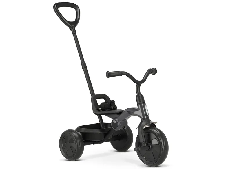 Deryan Drifter Driewieler met duwstang - Black