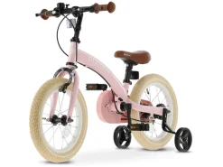 Deryan 14 inch Luxe 3-in-1 kinderfiets - Pink
