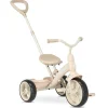 Deryan 4-in-1 driewieler met duwstang - Beige