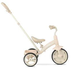 Deryan 4-in-1 driewieler met duwstang - Beige