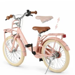 Deryan Liv Pink kinderfiets - 18 Inch
