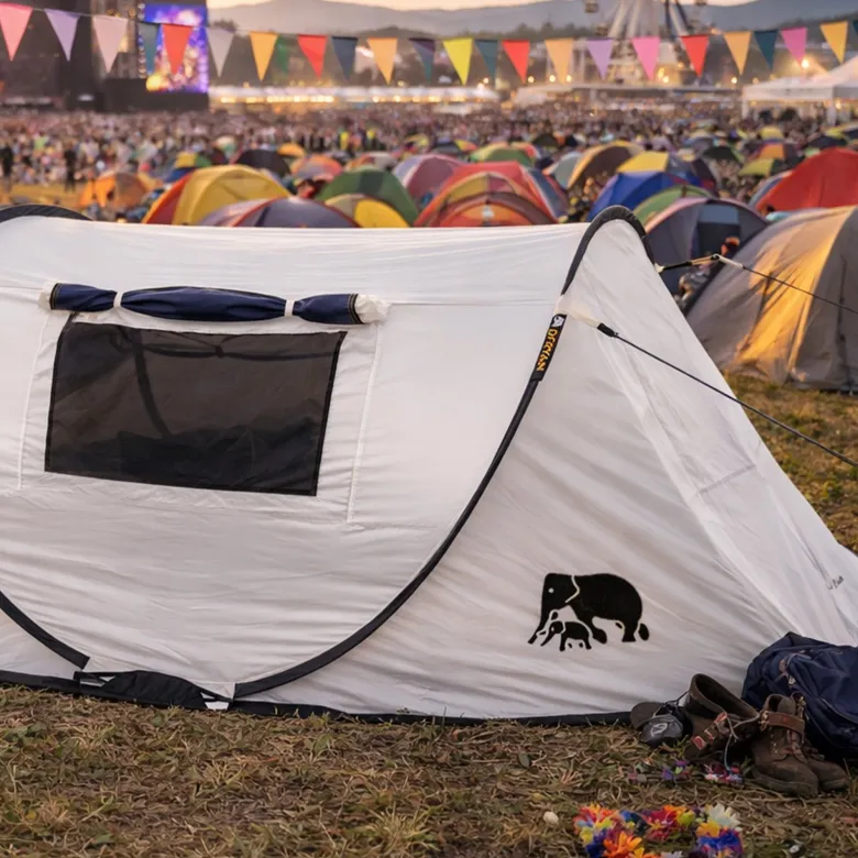 Deryan Luxe Cocoon 2-persoons Pop-up tent - Navy