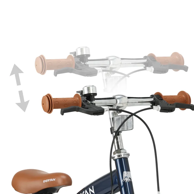Deryan Luxe 3-in-1 Blue kinderfiets - 12 inch