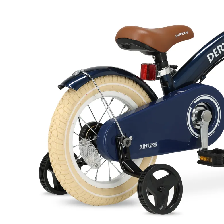 Deryan Luxe 3-in-1 Blue kinderfiets - 12 inch
