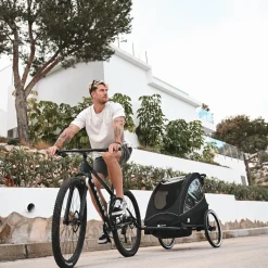 Deryan Luxe 3-in-1 fietskar - Black