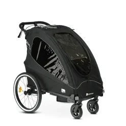 Deryan Luxe 3-in-1 fietskar - Black