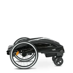Deryan Luxe 3-in-1 fietskar - Black
