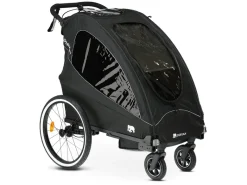 Deryan Luxe 3-in-1 fietskar - Black