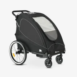 Deryan Luxe 3-in-1 fietskar - Black