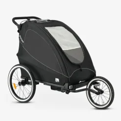 Deryan Luxe 3-in-1 fietskar - Black