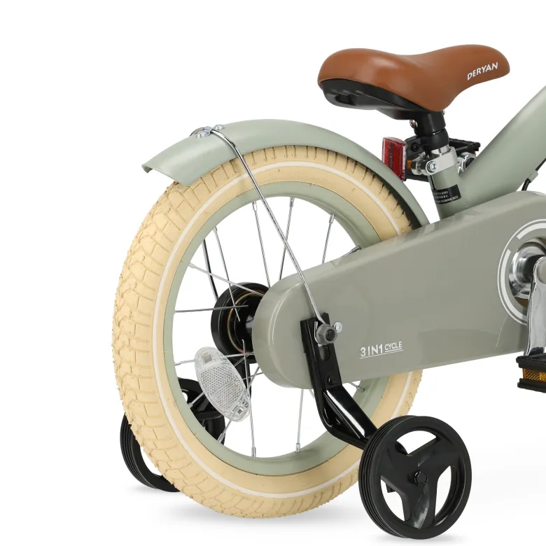 Deryan Luxe 3-in-1 Green kinderfiets - 14 inch