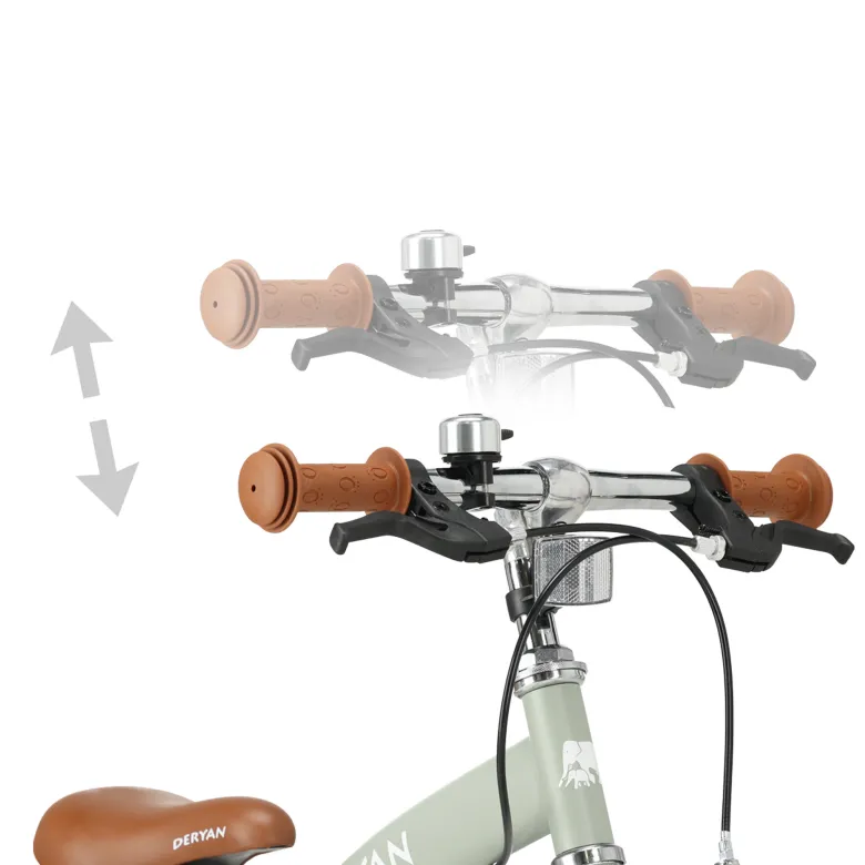 Deryan Luxe 3-in-1 Green kinderfiets - 14 inch