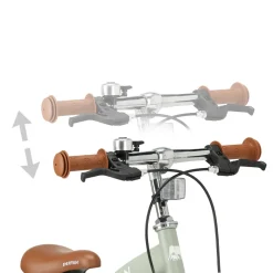 Deryan Luxe 3-in-1 Green kinderfiets - 12 inch