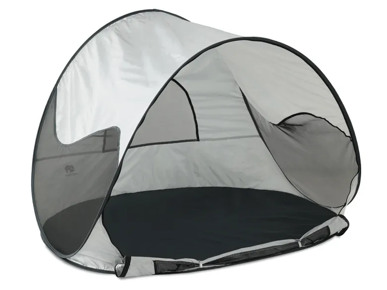 Deryan luxe Pop Up Zilver strandtent