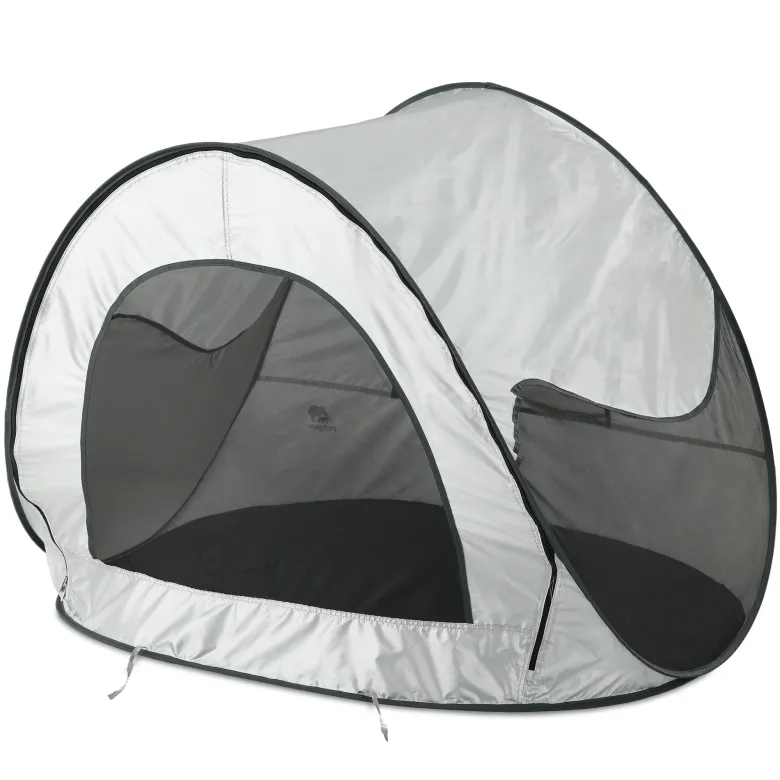 Deryan luxe Pop Up Zilver strandtent
